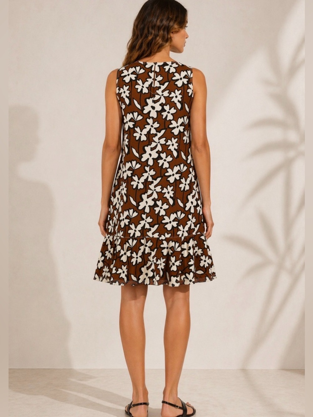 REVOLVE Lafayette 148 Silk Linen Floral Ruffle Dress Size L - Picture 7 of 11